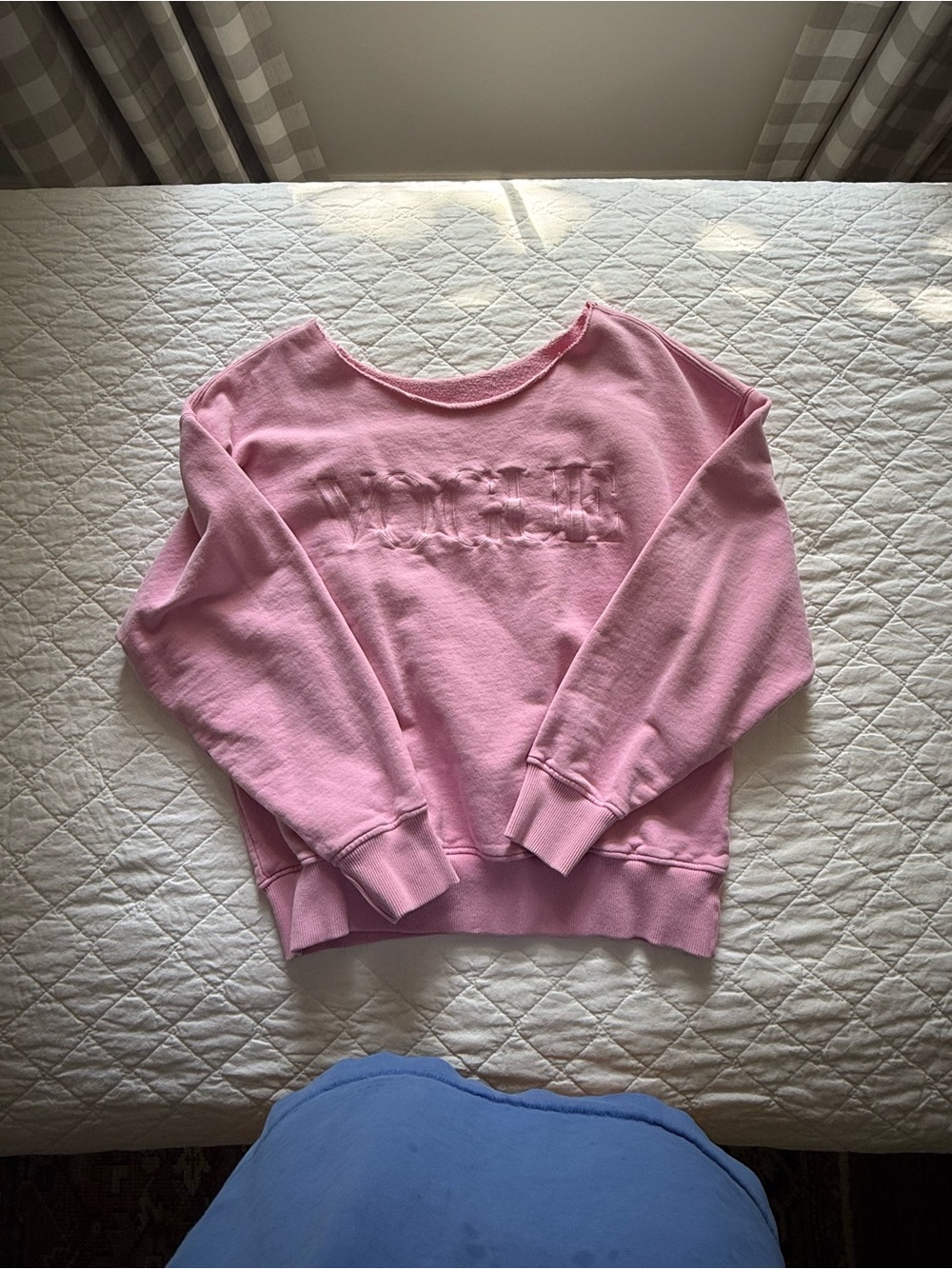 Vogue Soft Pink Crewneck Sweatshirt